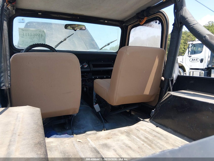 JEEP WRANGLER 1987 VIN 2BCCL81J0HB507924