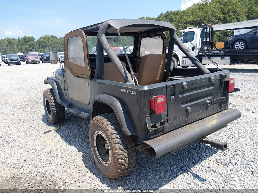 1987 JEEP WRANGLER auction photo 3