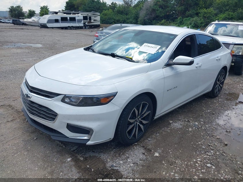 2018 Chevrolet Malibu, Затоплення, IAAI, VIN 1G1ZD5ST4JF272901 — фото 2