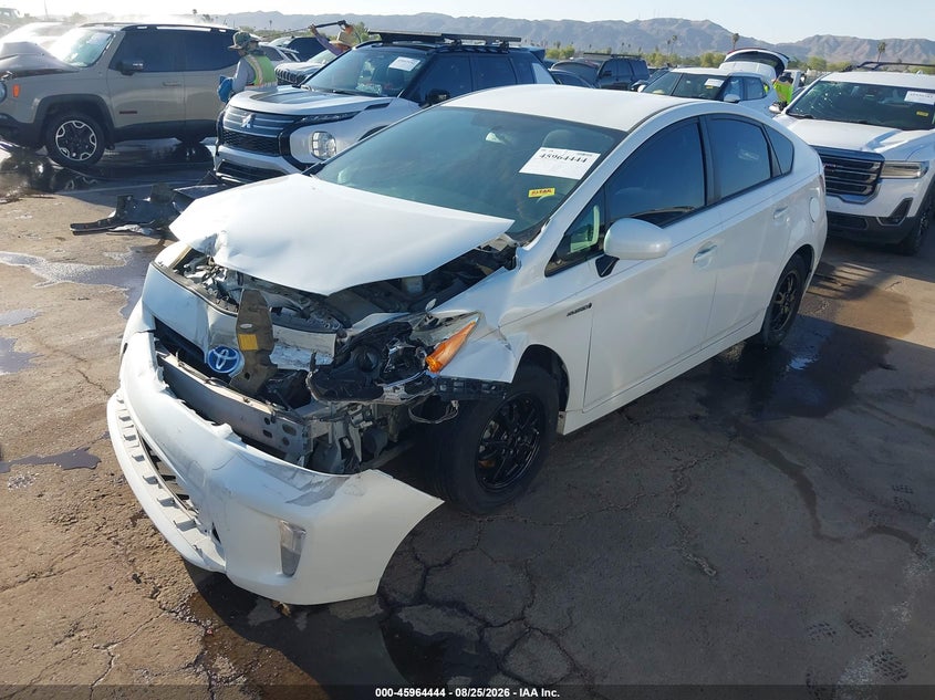 2012 Toyota Prius, Front End, IAAI, VIN JTDKN3DU8C5383301 — photo 2