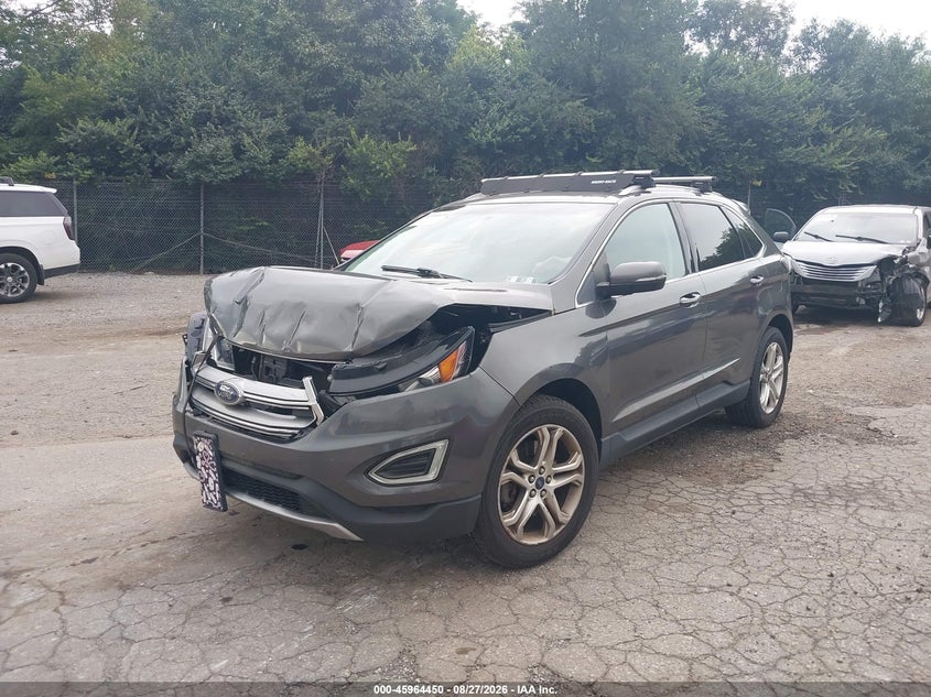 2015 FORD EDGE SPORT UTILITY VEHICLE 2.0L I-4 DI, DOHC, VVT, TURBO, PREMIUM , 245HP