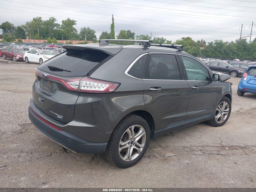 2015 FORD EDGE SPORT UTILITY VEHICLE 2.0L I-4 DI, DOHC, VVT, TURBO, PREMIUM , 245HP