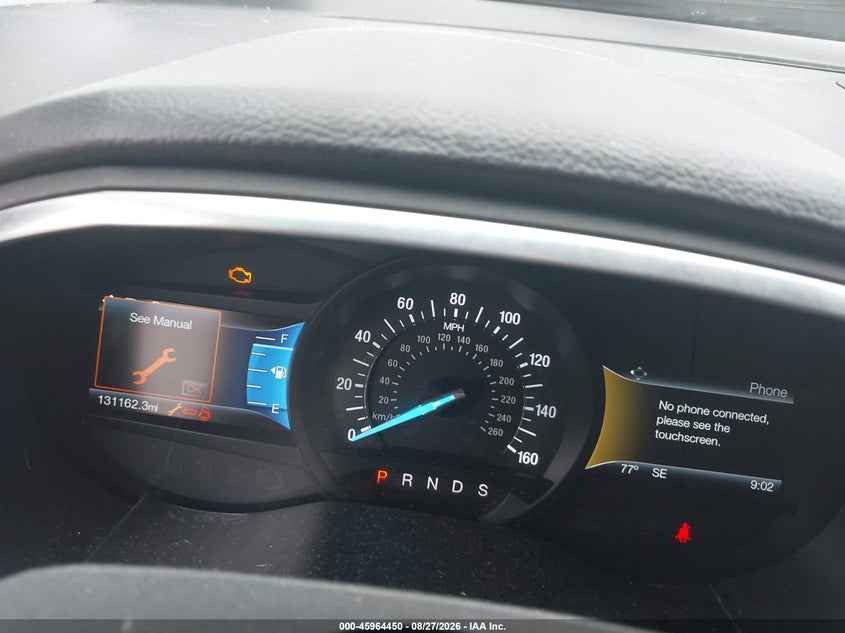 2015 FORD EDGE SPORT UTILITY VEHICLE 2.0L I-4 DI, DOHC, VVT, TURBO, PREMIUM , 245HP