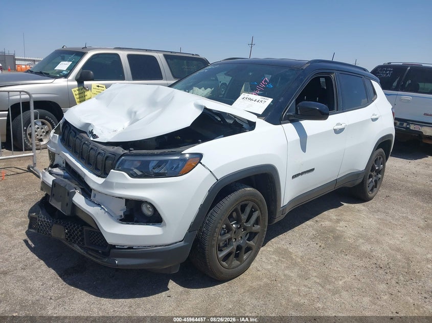 2022 Jeep Compass, Front End, IAAI, VIN 3C4NJDBB0NT188795 — photo 2
