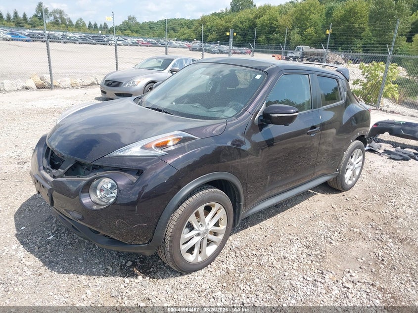 2016 Nissan Juke, Front & Rear, IAAI, VIN JN8AF5MV3GT651089 — photo 2