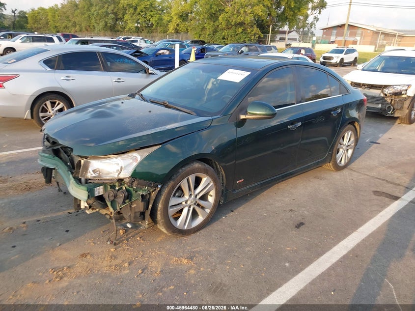 2015 Chevrolet Cruze, Front End, IAAI, VIN 1G1PG5SB2F7113480 — photo 2