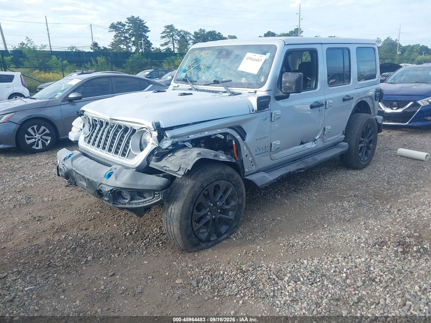 Vin: 1c4rjxp68rw186534, lot: 46463703, jeep wrangler 4xe sahara 4xe 20242