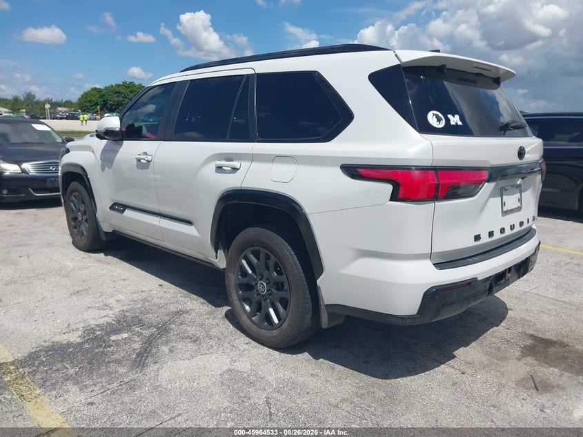 Vin: 7svaaaba8rx038695, lot: 46463752, toyota sequoia platinum 20243
