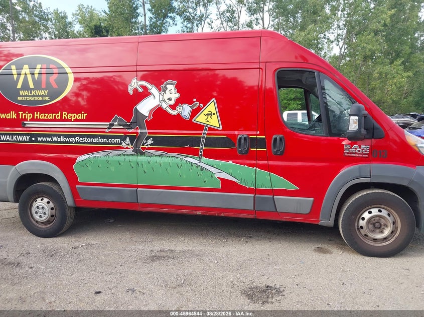 RAM PROMASTER 3500 2018 VIN 3C6URVJG3JE108421