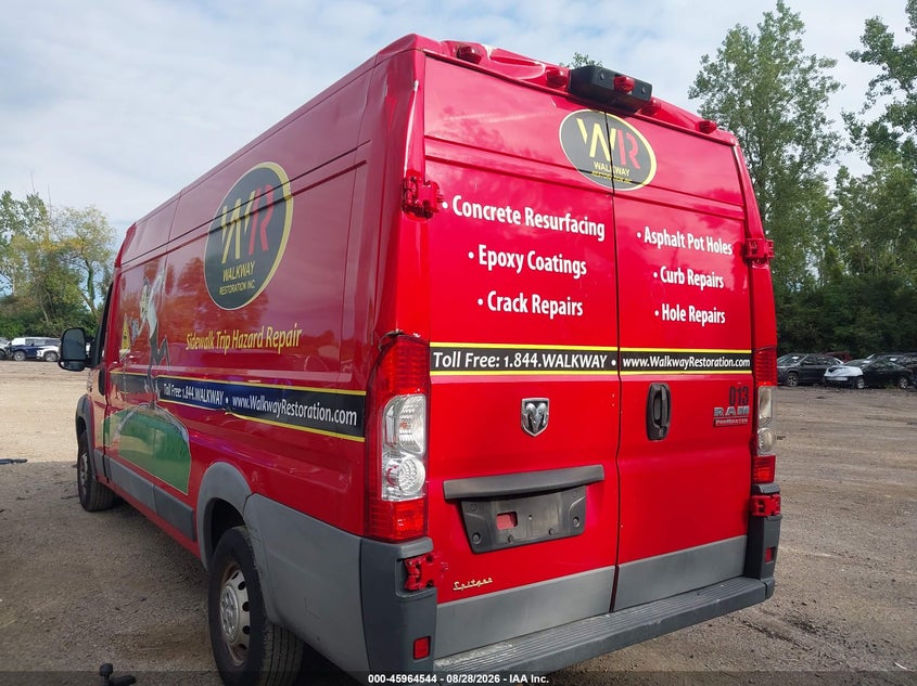 RAM PROMASTER 3500 2018 VIN 3C6URVJG3JE108421