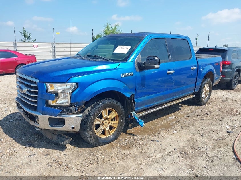 2016 Ford F-150, Front End, IAAI, VIN 1FTEW1EF2GKE71203 — photo 2