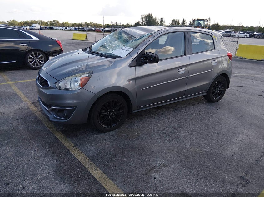 2019 Mitsubishi Mirage, Front & Rear, IAAI, VIN ML32A5HJ8KH016339 — photo 2