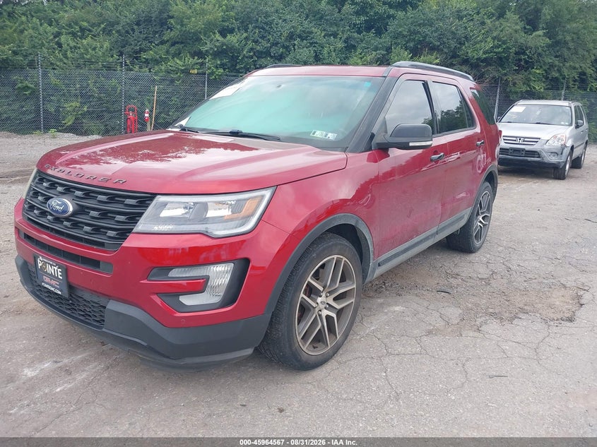 Vin: 1fm5k8gt2ggc98952, lot: 46463788, ford explorer sport 20162