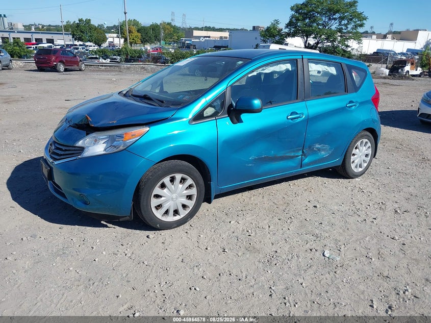 2014 Nissan Note, Удар спереди, IAAI, VIN 3N1CE2CP0EL366511 — фото 2