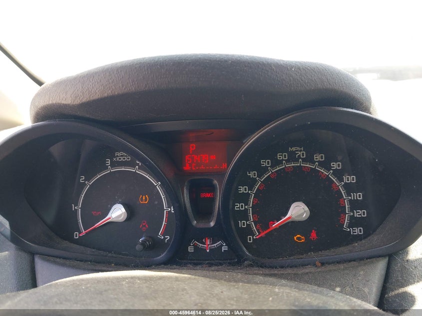 FORD FIESTA 2013 VIN 3FADP4AJ7DM113657