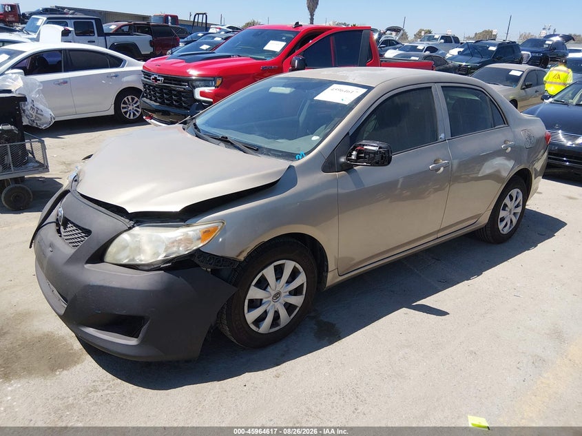 2010 Toyota Corolla, Rear, IAAI, VIN 1NXBU4EE9AZ210207 — photo 2
