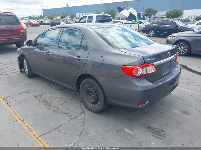 2013 TOYOTA COROLLA SEDAN 1.8L I-4 DOHC, VVT, 132HP