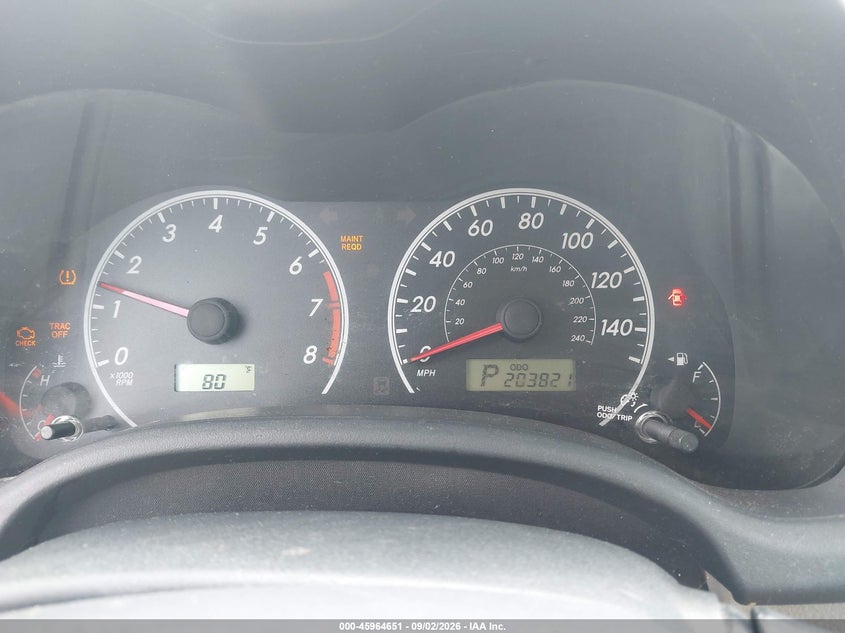 2013 TOYOTA COROLLA SEDAN 1.8L I-4 DOHC, VVT, 132HP