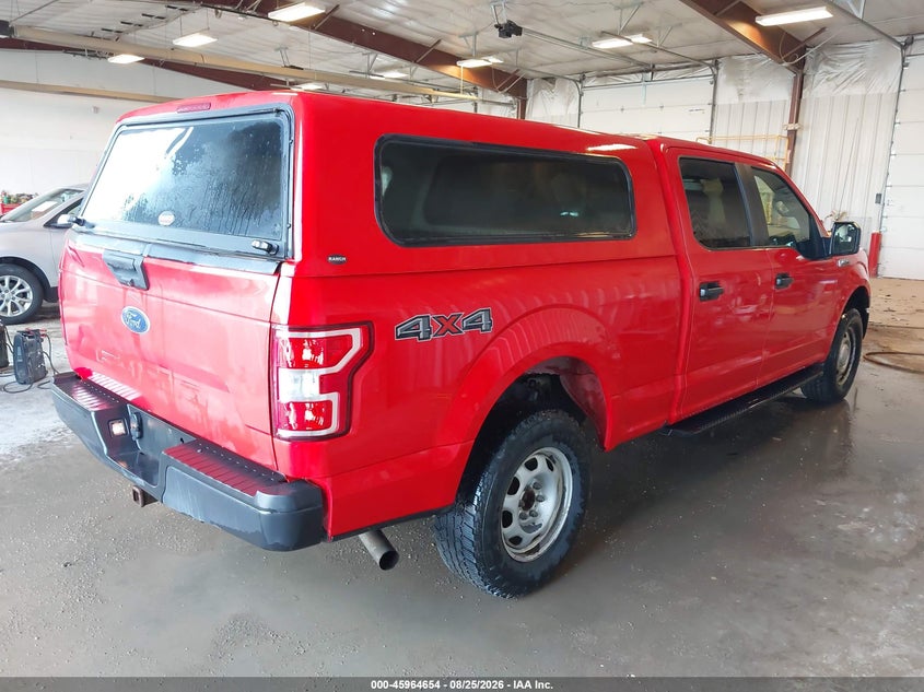 Vin: 1ftfw1e50jkf63588, lot: 46463873, ford f-150 xl 20184