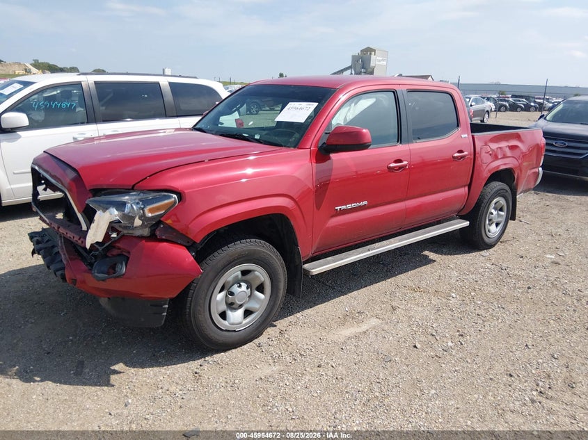 2016 Toyota Tacoma Sr5 V6, Удар спереди, IAAI, VIN 3TMCZ5AN4GM028160 — фото 2