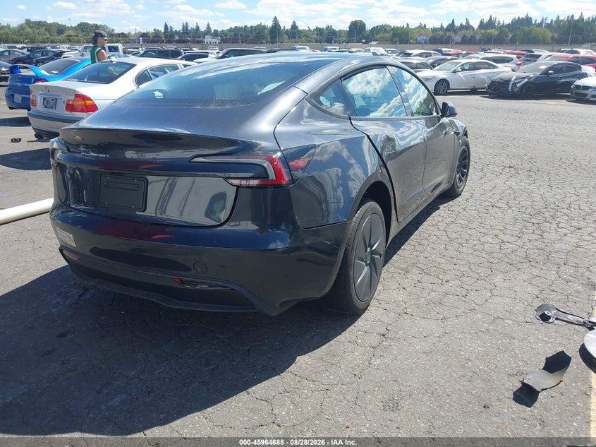 Vin: 5yj3e1ea5sf138286, lot: 46463907, tesla model 3 long range rear-wheel drive/standard rear-wheel drive 20254
