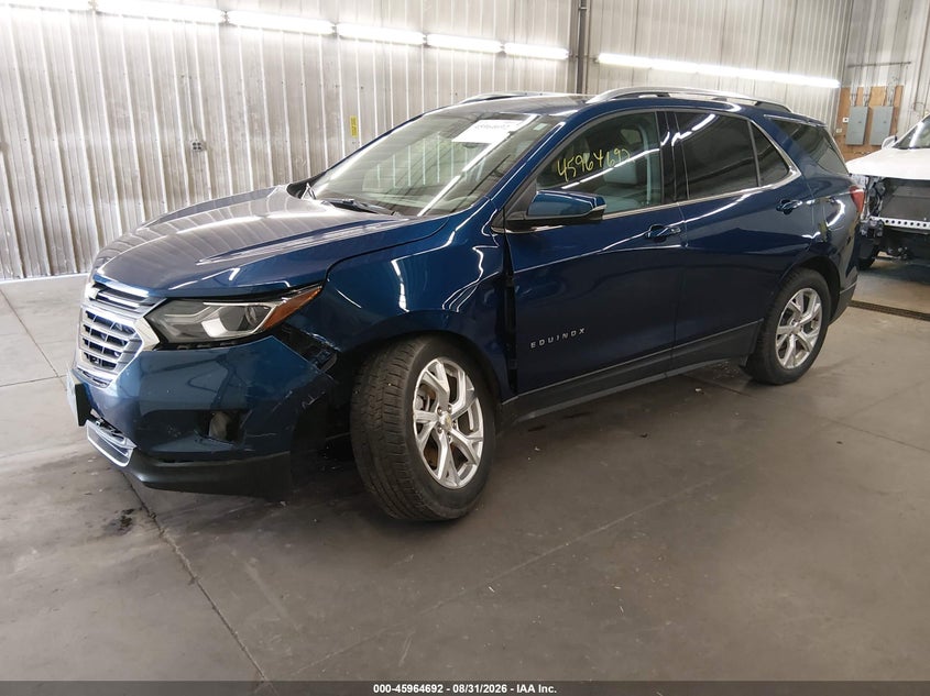 2019 Chevrolet Equinox, Front End, IAAI, VIN 2GNAXVEX9K6204977 — photo 2