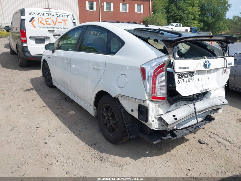 2014 TOYOTA PRIUS auction photo 3