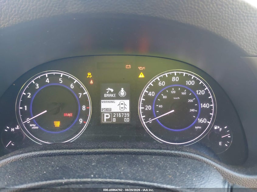 2013 INFINITI G37X auction photo 7