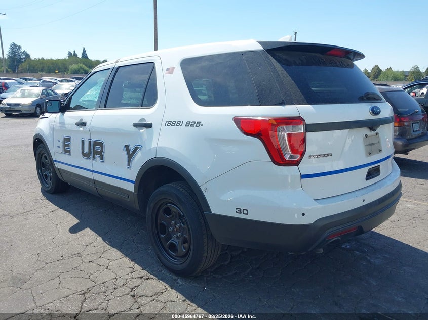 Vin: 1fm5k8ar3hgd93938, lot: 46463986, ford utility police interceptor 20173