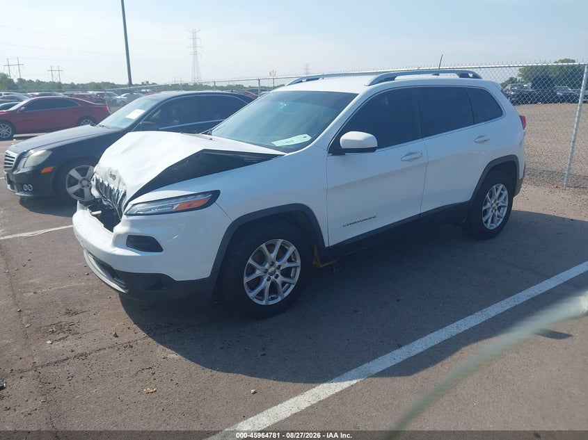 2017 Jeep Cherokee, Front End, IAAI, VIN 1C4PJLCB6HW533425 — photo 2