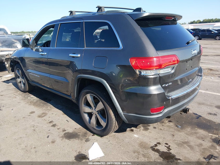 Vin: 1c4rjfbg4ec566413, lot: 46464001, jeep grand cherokee limited 20143