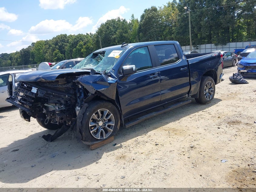2023 Chevrolet Silverado, Front End, IAAI, VIN 3GCPDKEK7PG255436 — photo 2