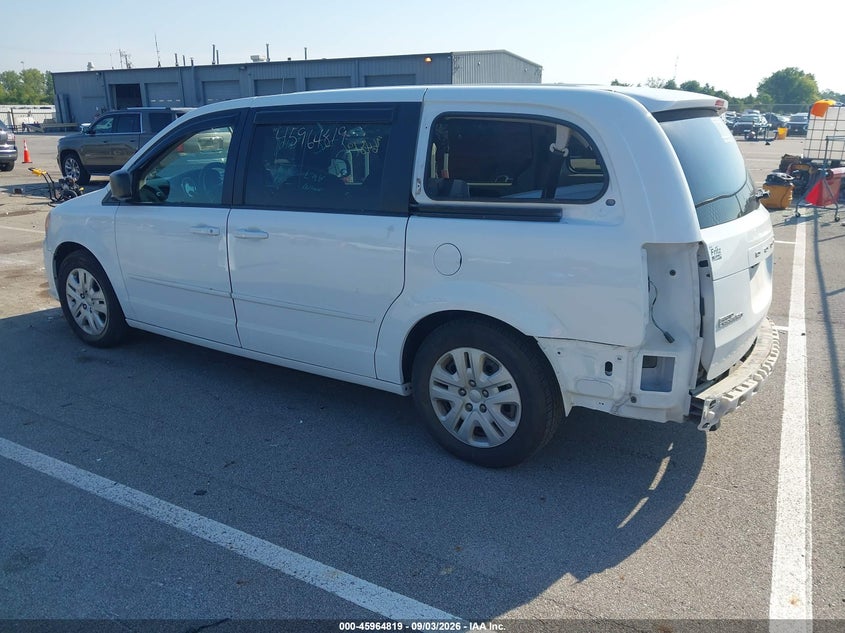 Vin: 2c4rdgbg8hr793824, lot: 46464038, dodge grand caravan se 20173