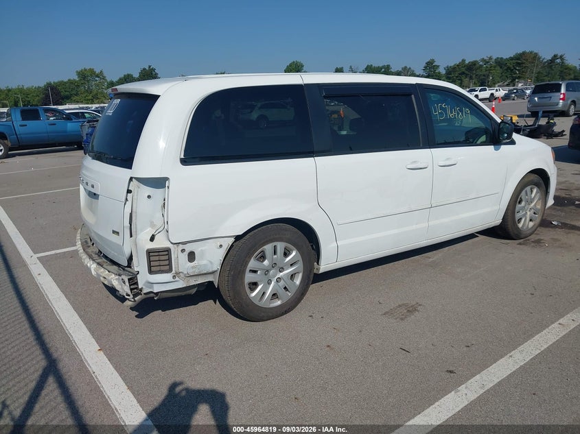 Vin: 2c4rdgbg8hr793824, lot: 46464038, dodge grand caravan se 20174
