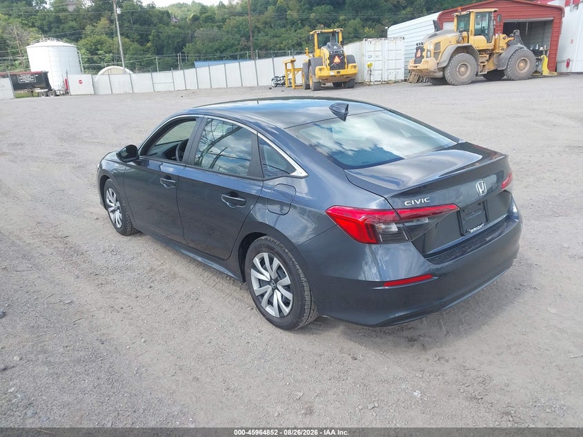 Vin: 2hgfe2f22ph571643, lot: 46464072, honda civic lx 20233
