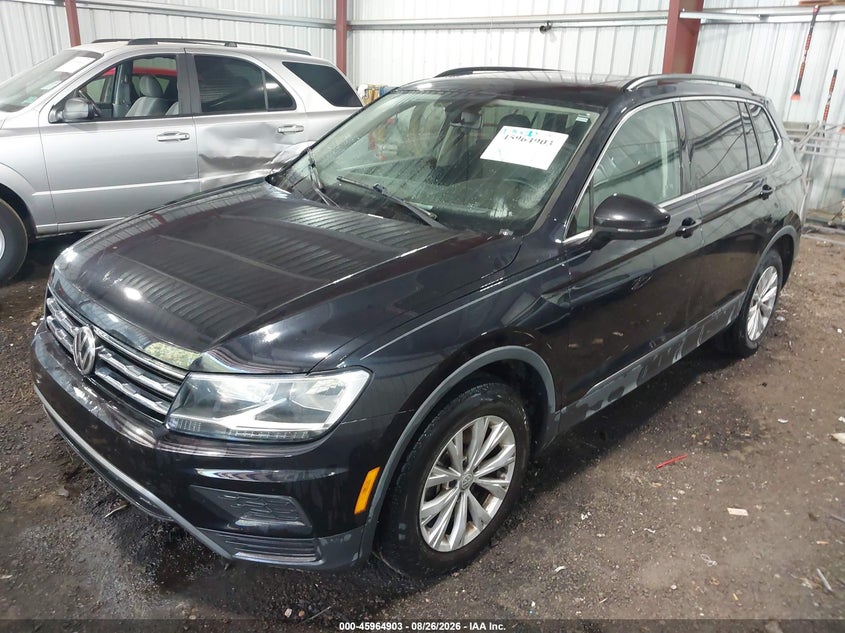 2019 Volkswagen Tiguan 2.0T Se/2.0T Sel/2.0T Sel R-Line/2.0T Sel R-Line Black, Затопление, IAAI, VIN 3VV2B7AX5KM145110 — фото 2