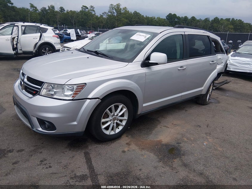 2013 Dodge Journey, Удар сзади, IAAI, VIN 3C4PDCBG6DT677268 — фото 2