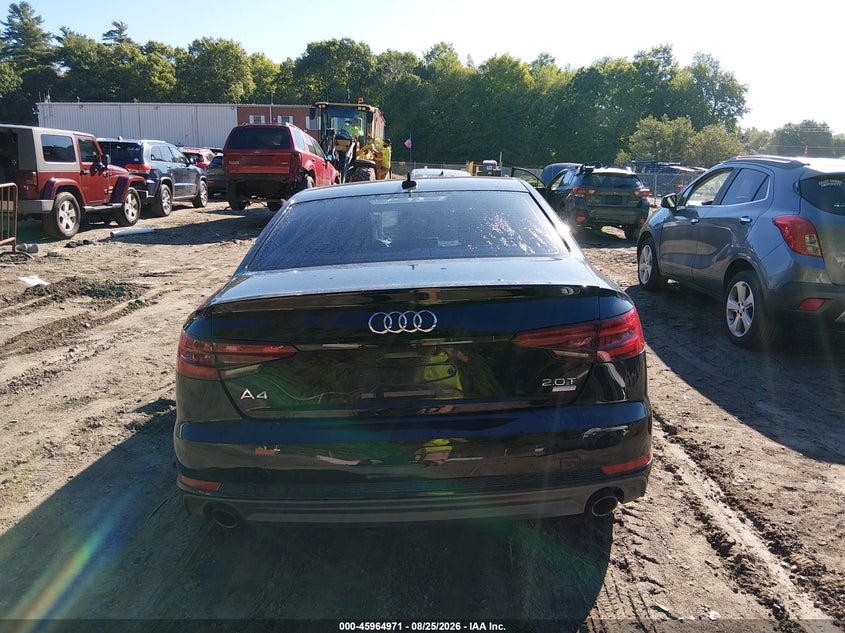 AUDI A4 2018 VIN WAUKMAF43JN016028