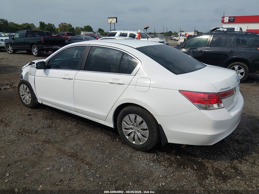 Vin: 1hgcp2f33ba107984, lot: 46464211, honda accord 2.4 lx 20113