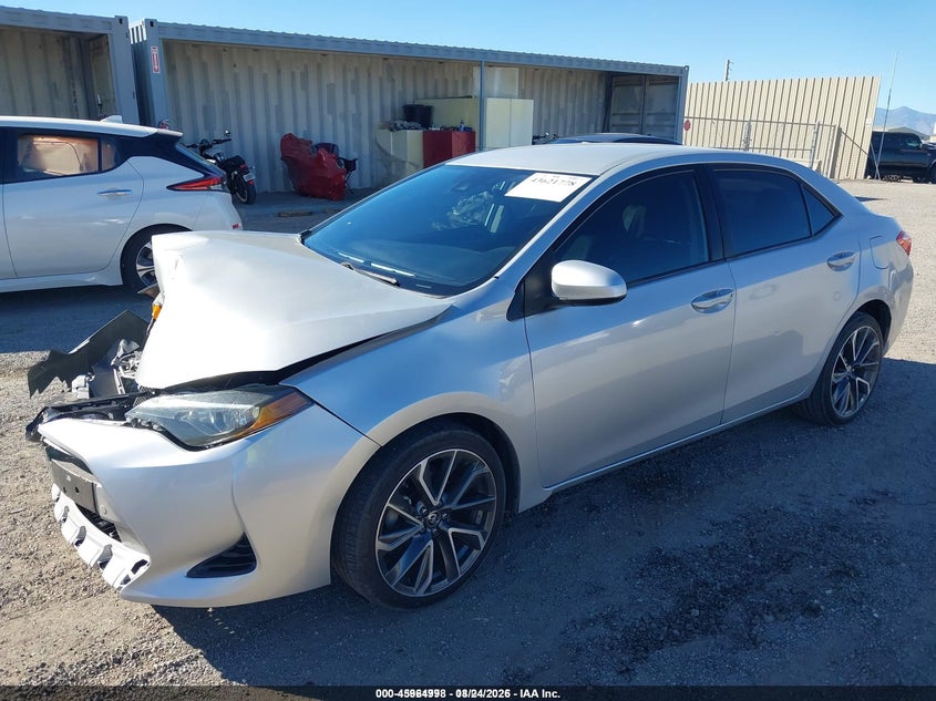2018 Toyota Corolla, Front End, IAAI, VIN 5YFBURHE8JP824398 — photo 2