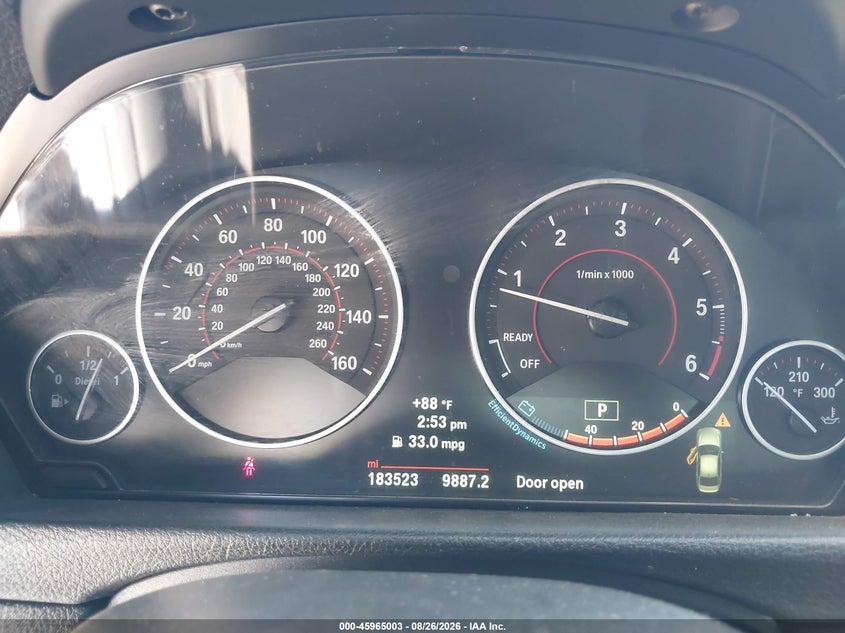 BMW 328D 2014 VIN WBA3D3C56EK153839