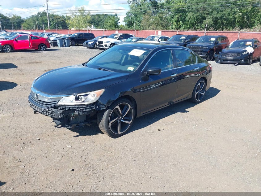 2017 Honda Accord, Звичайний знос, IAAI, VIN 1HGCR2F37HA093414 — фото 2