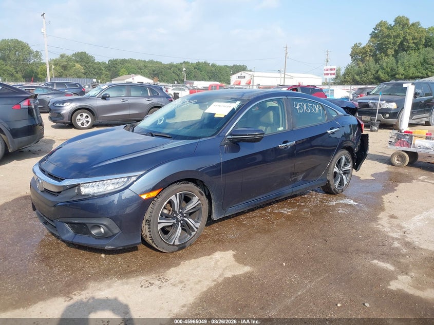 Vin: jhmfc1f93jx019744, lot: 46464268, honda civic touring 20182