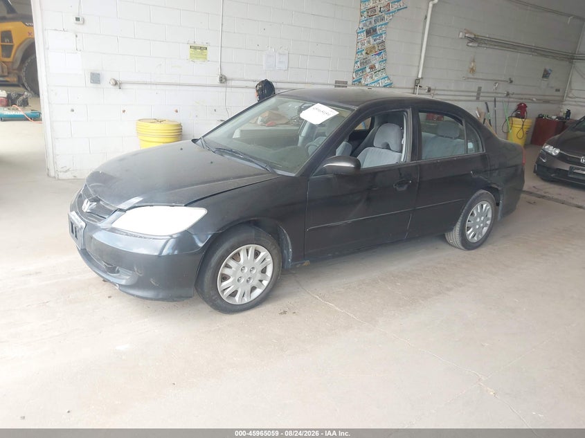 2004 Honda Civic, Обычный износ, IAAI, VIN 2HGES16524H591993 — фото 2