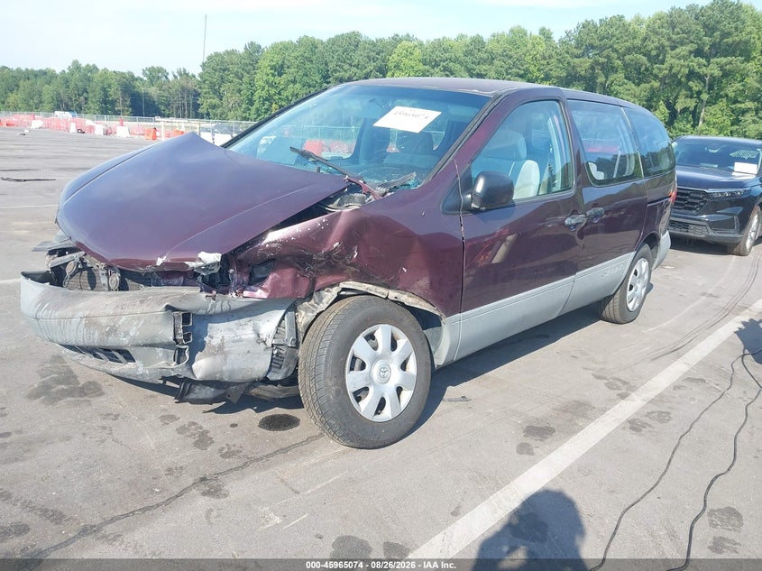 TOYOTA SIENNA 1998 VIN 4T3ZF19C6WU071779