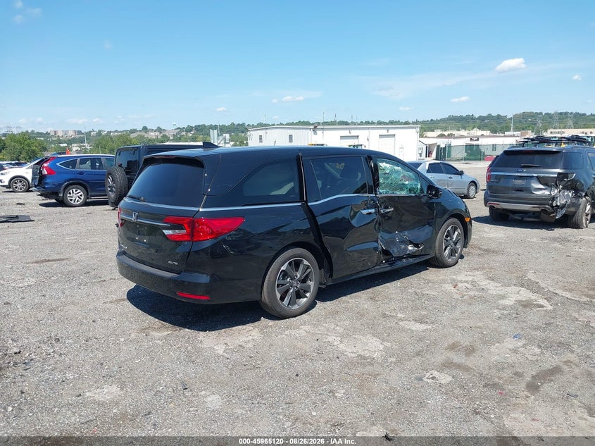 Vin: 5fnrl6h99rb019214, lot: 46464339, honda odyssey elite 20244
