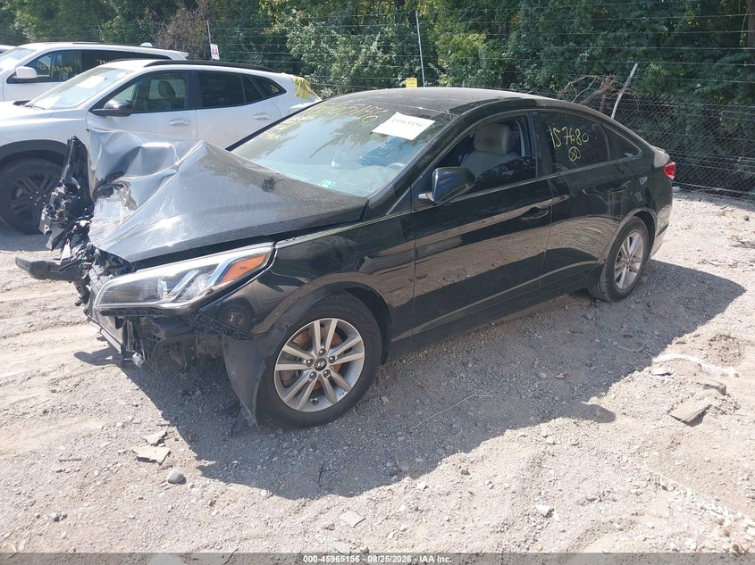 2017 Hyundai Sonata, Front End, IAAI, VIN 5NPE24AF6HH457680 — photo 2