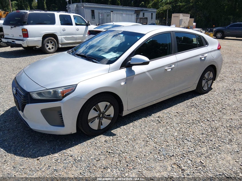 Vin: kmhc65lc9ju075901, lot: 46464436, hyundai ioniq hybrid blue 20182