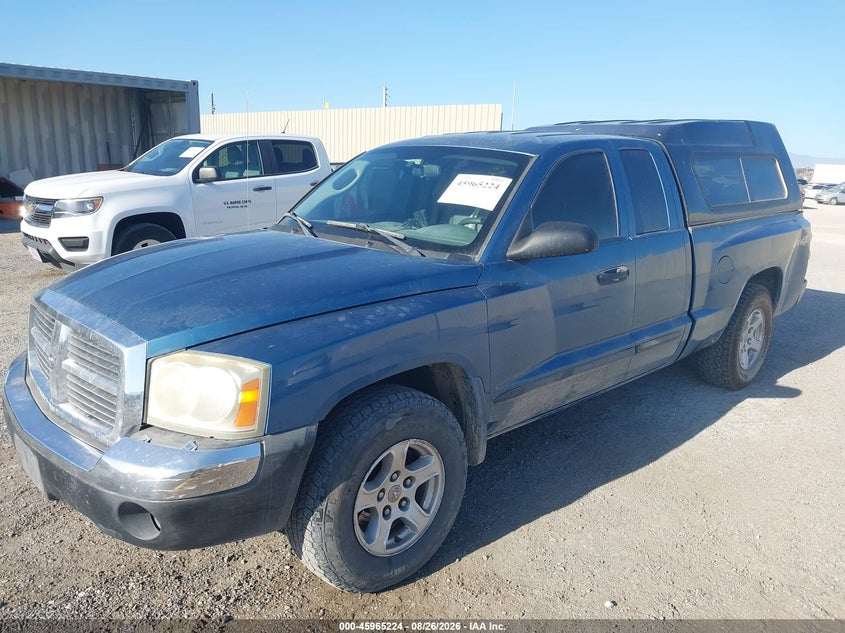 2005 Dodge Dakota, Обычный износ, IAAI, VIN 1D7HW42KX5S293091 — фото 2