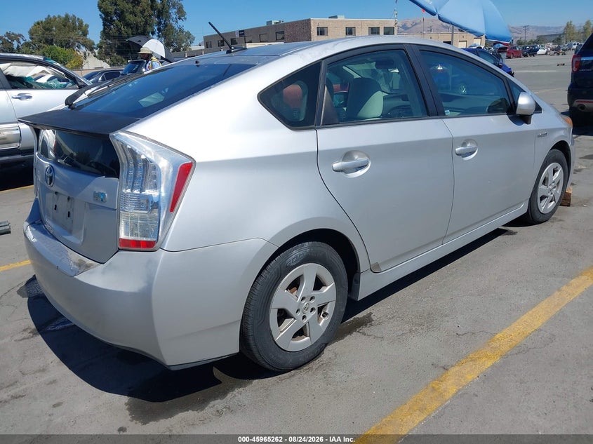 TOYOTA PRIUS 2010 VIN JTDKN3DUXA0219025